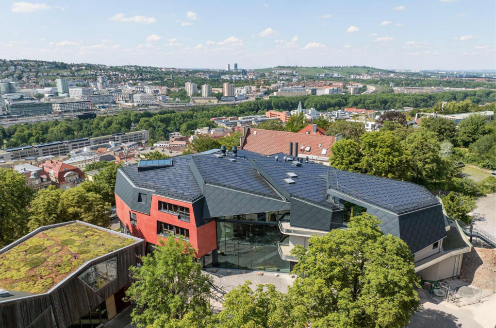 Bild 1 Luftbild Waldorfschule Uhlandshöhe, Stuttgart (Foto: David Matthiessen)