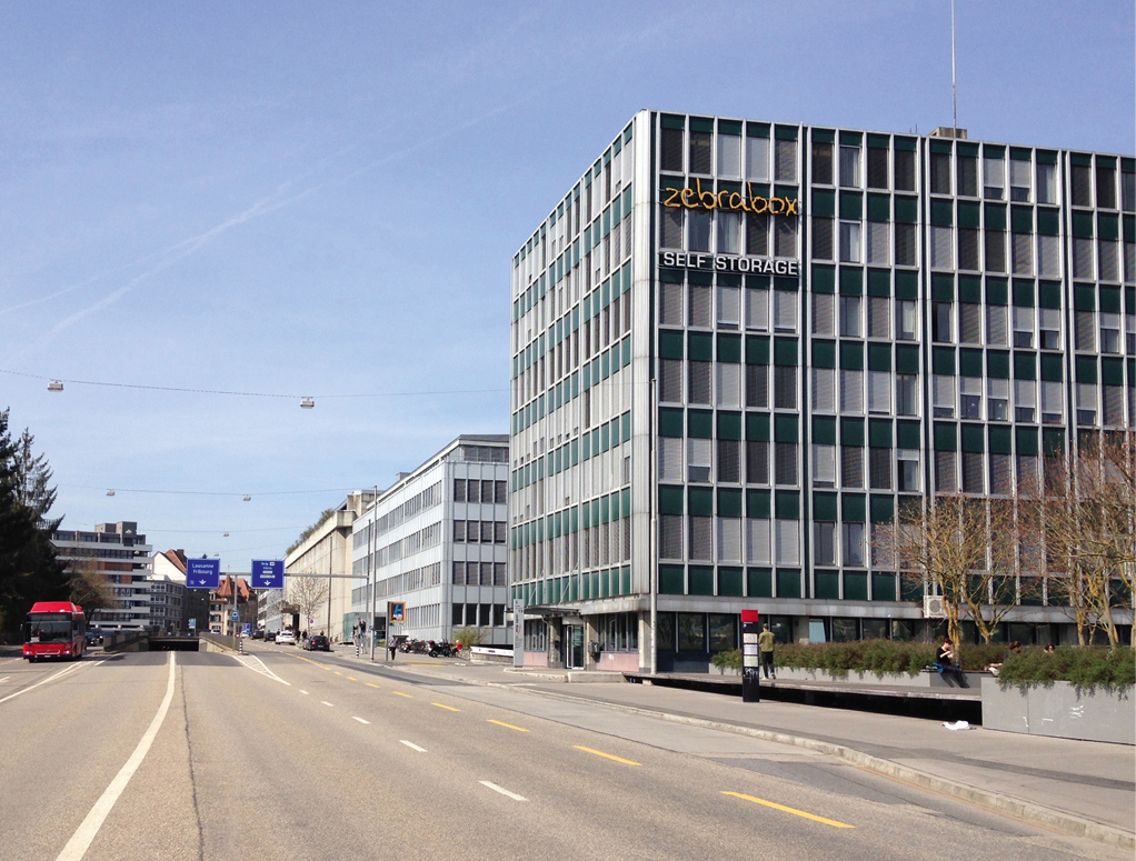 Bild 10 Bürogebäude mit bestehender Lisenenfassade aus den Sechzigerjahren
Quelle: Bauart