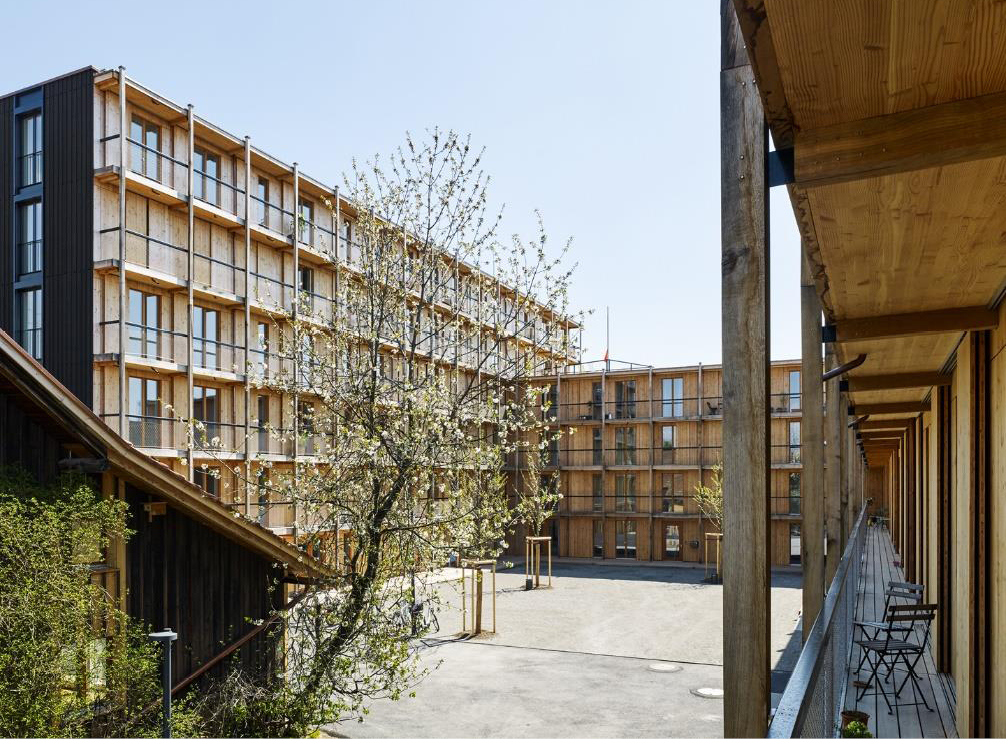 Bild 1 Hagmann-Areal in Winterthur – ressourcenbewusstes Mehrgenerationenwohnen Quelle: weberbrunner architekten/soppelsa architekten, Fotograf Georg Aerni