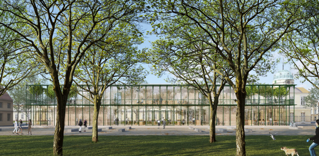 Bild 3 Besucherzentrum Schloss Charlottenburg, Wettbewerb 1. Preis – Bez+Kock Architekten mit wh-p Ingenieure

Quelle: Bez+Kock Architekten 