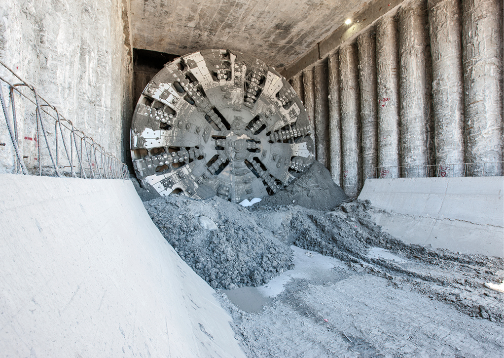 Bild 1 NÖT-Vortrieb