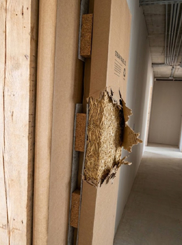 Bild 5 Trockenbauwand aus Naturbaustoffen (Quelle: Spreeplan)