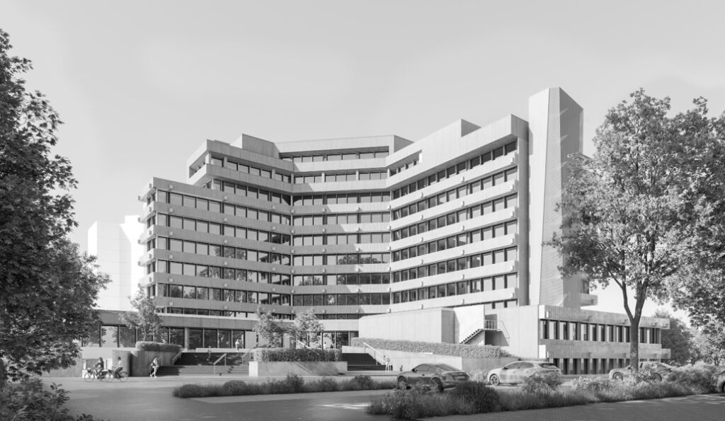 Bild 1 Visualisierungen a) vorher, b) nachher (Quelle: caspar./moka-studio)